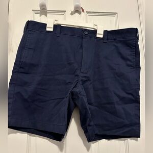 J. Crew Dark Blue Men's Flat Front Shorts